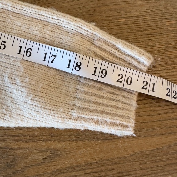 ZARA Kids/Teen Striped Acrylic Sweater-Beige Navy Stripe Pullover-Size Lge 13-14 - Picture 11 of 15